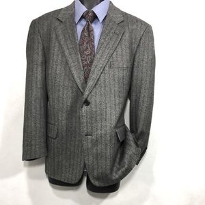 Botany 500 Men’s Gray Wool Suit Jacket Size 42S
